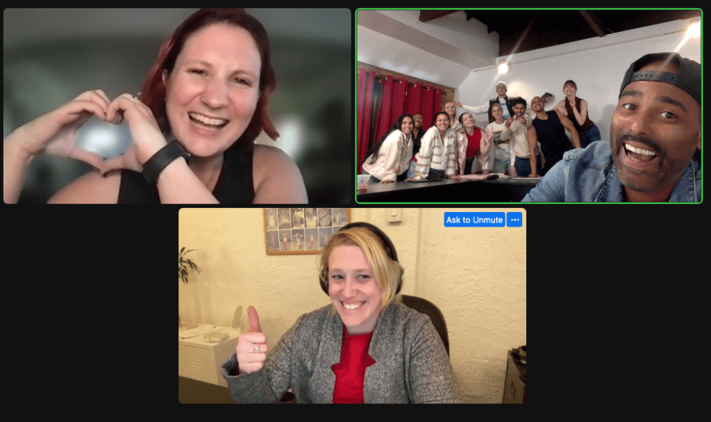 Dylan Mooney Cara Chute Zoom Course